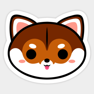 Cute Sesame Shiba Inu Sticker